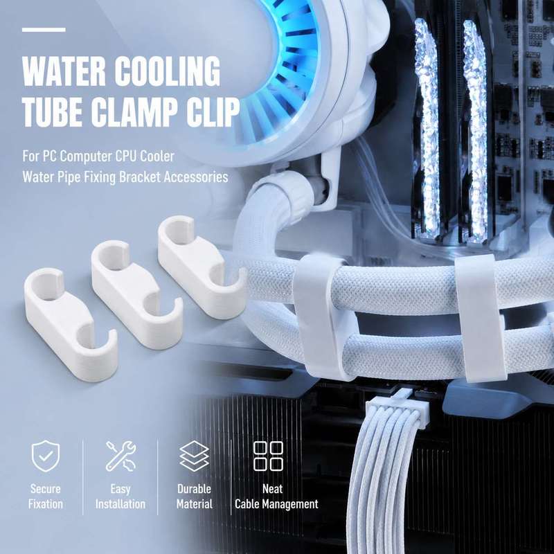 Pc Water Cooling - PC Su Soğutma Borusu Kelepçe Klipsi