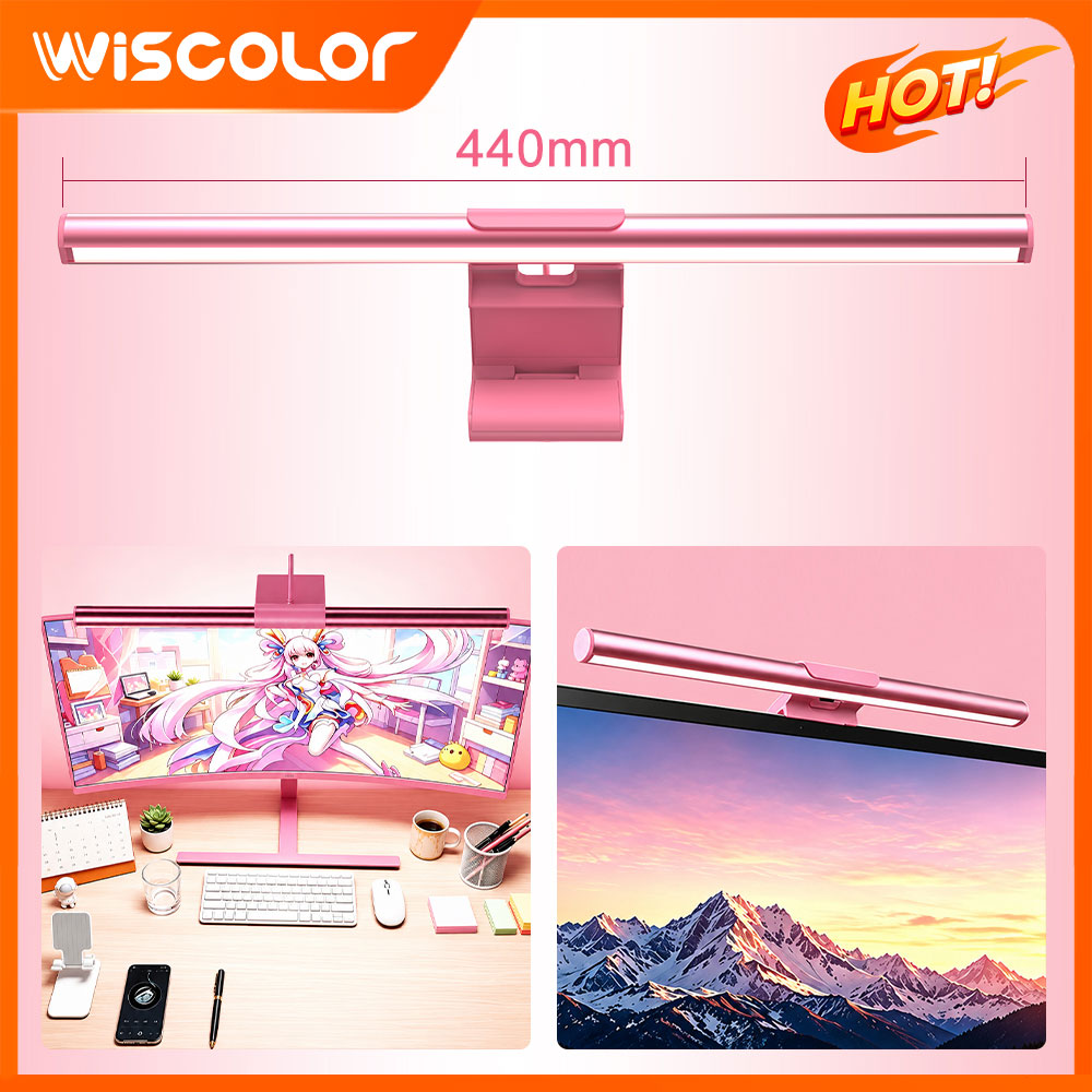 Pc Gaming Pink - Monitör Işık Çubuğu Led Işıklar Akıllı