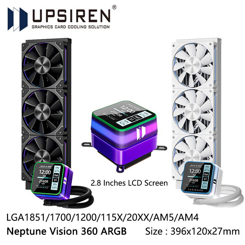 Pc Gaming Liquid - USIREN Neptune Vision 360 ARGB Hepsi