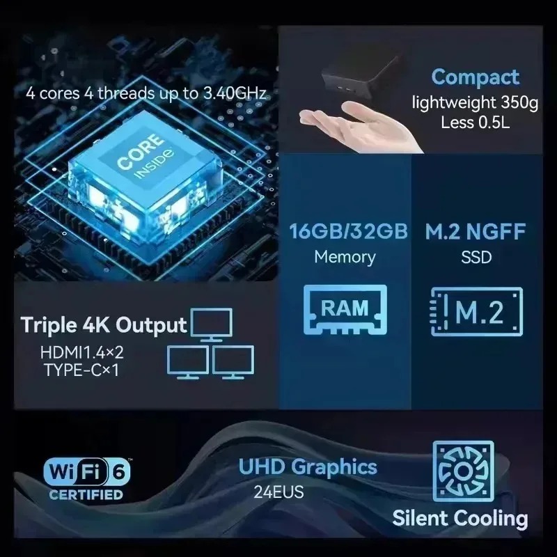 Yeni Mini Bilgisayar Yüksek Pe - Pc Gaming Intel incelemesi ve fiyatı